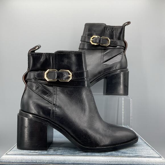 NEW Louise Et Cie Women’s Uzma Ankle Boots Black Size 7M - Picture 1 of 10